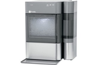 GE Profile Opal 2.0 | Countertop Nugget Ice Maker with Side Tank | Ice Machine with WiFi Connectivity | Smart Home Kitchen Essentials | Stainless Steel